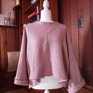 Free people bell sleeve sweater